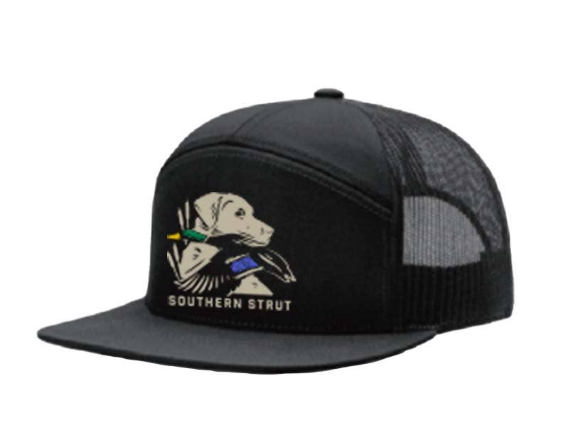 Dog With Game Full Panel Trucker Hat