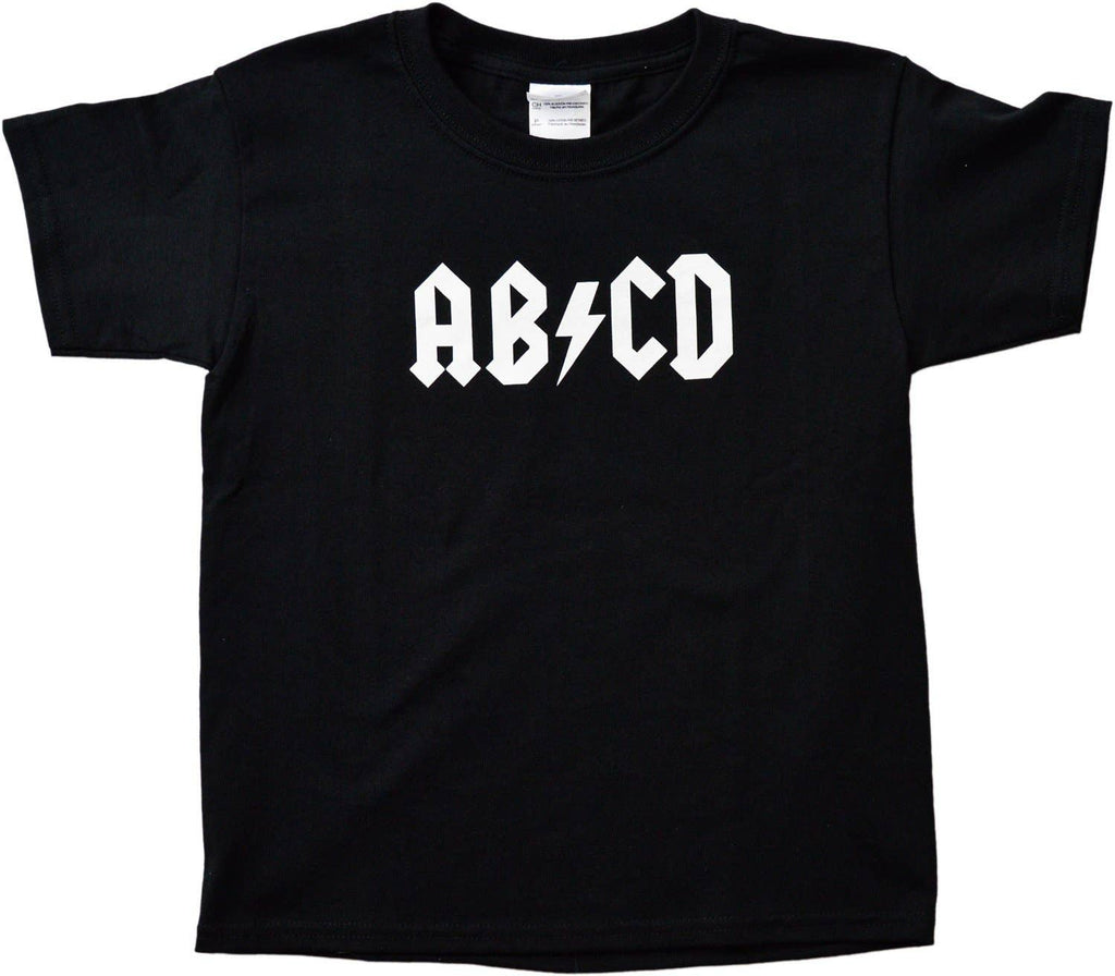 AB/CD | Funny Toddler Rock and Roll Humor Tee