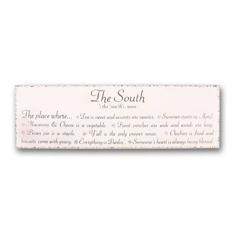 Large South Plaque