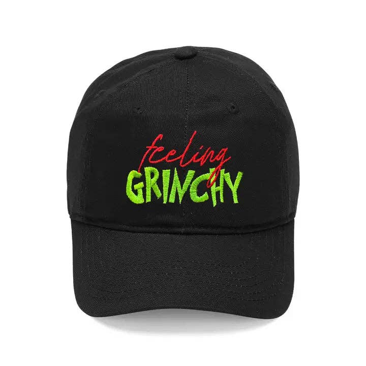 Feeling Grinchy Black Cap #M190VL-BLK-GRINCH23