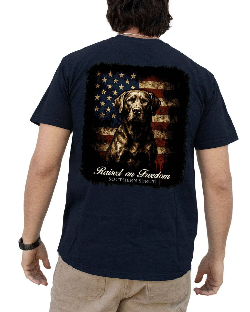 Raised on Freedom Lab T-Shirt