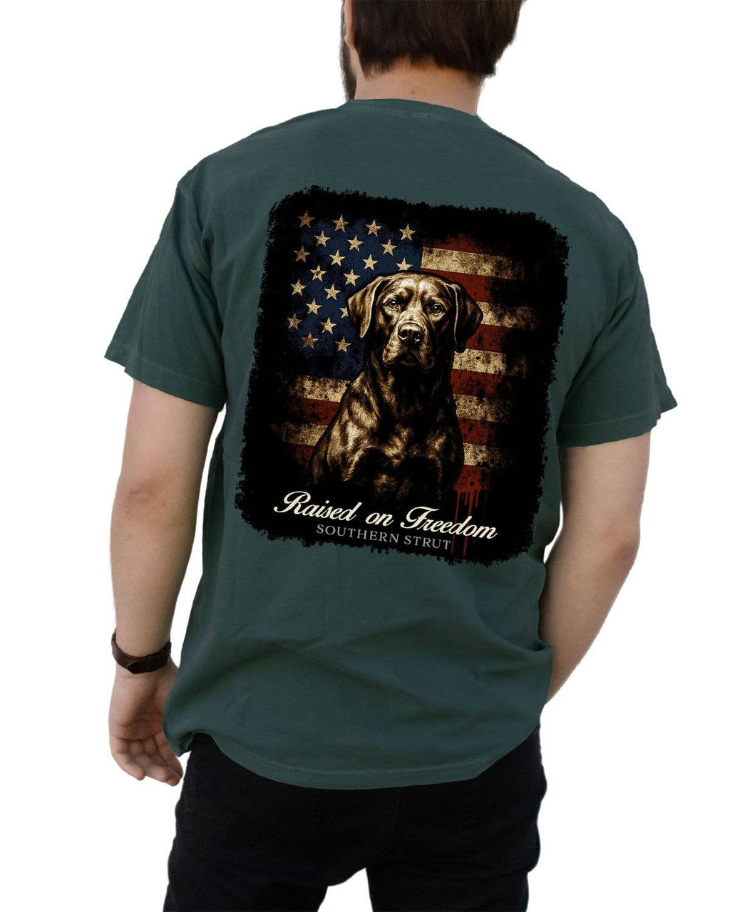 Raised on Freedom Lab T-Shirt