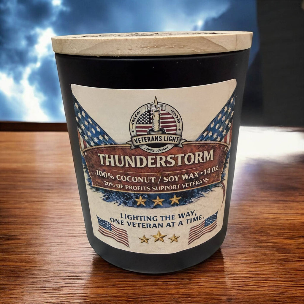 Thunderstorm Candle | Fresh Rain, Ozone & Earthy Scent