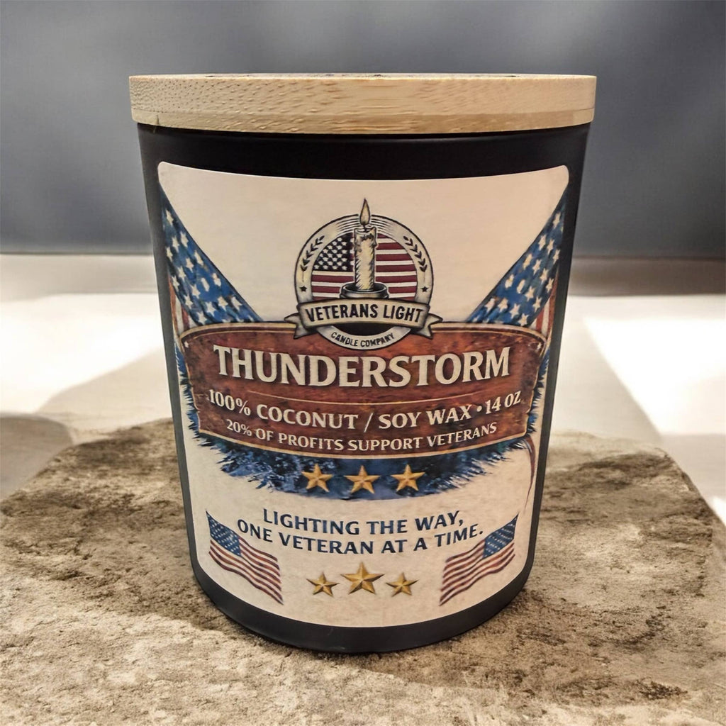 Thunderstorm Candle | Fresh Rain, Ozone & Earthy Scent