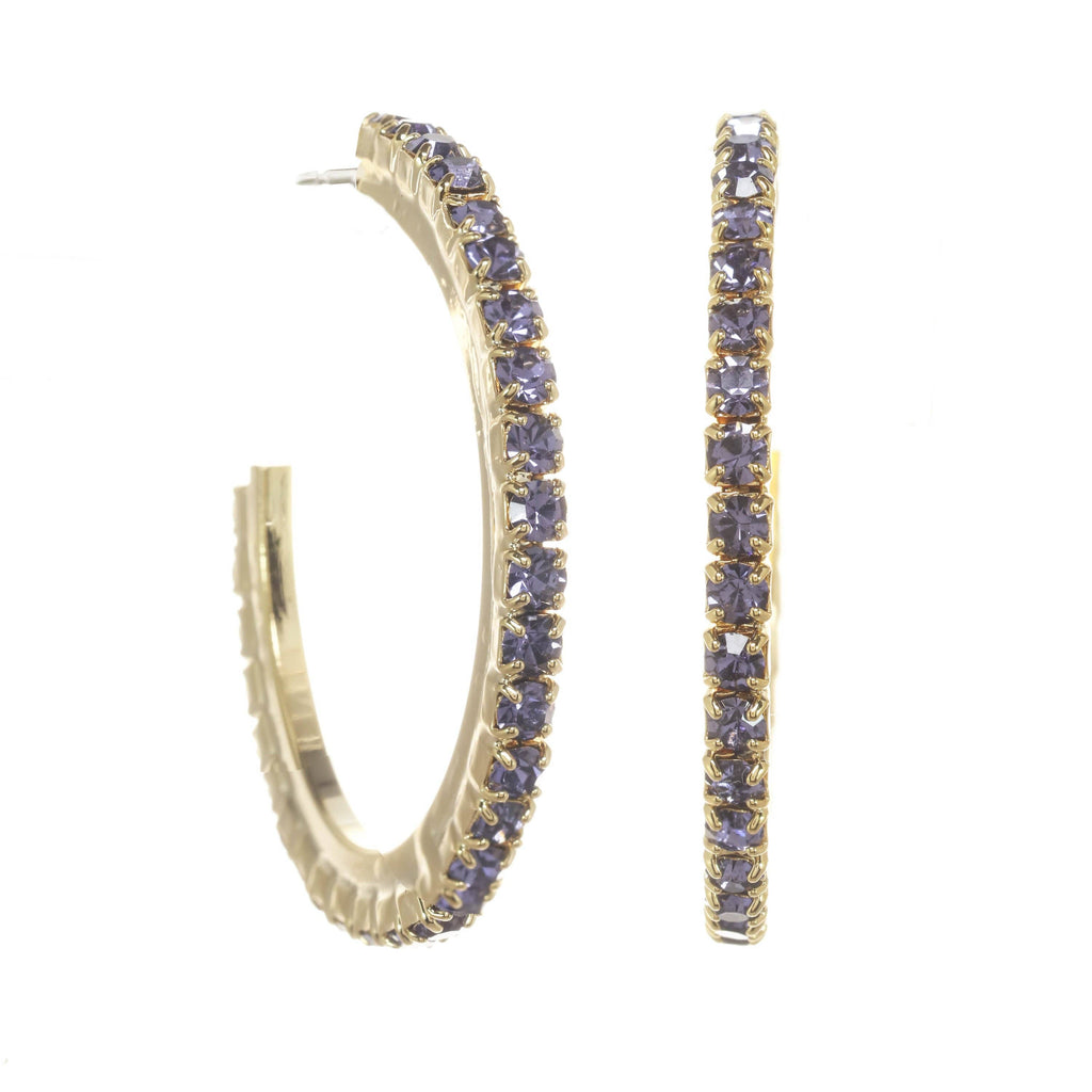 Slim Hoop Earrings in Earth, Wind & Fire