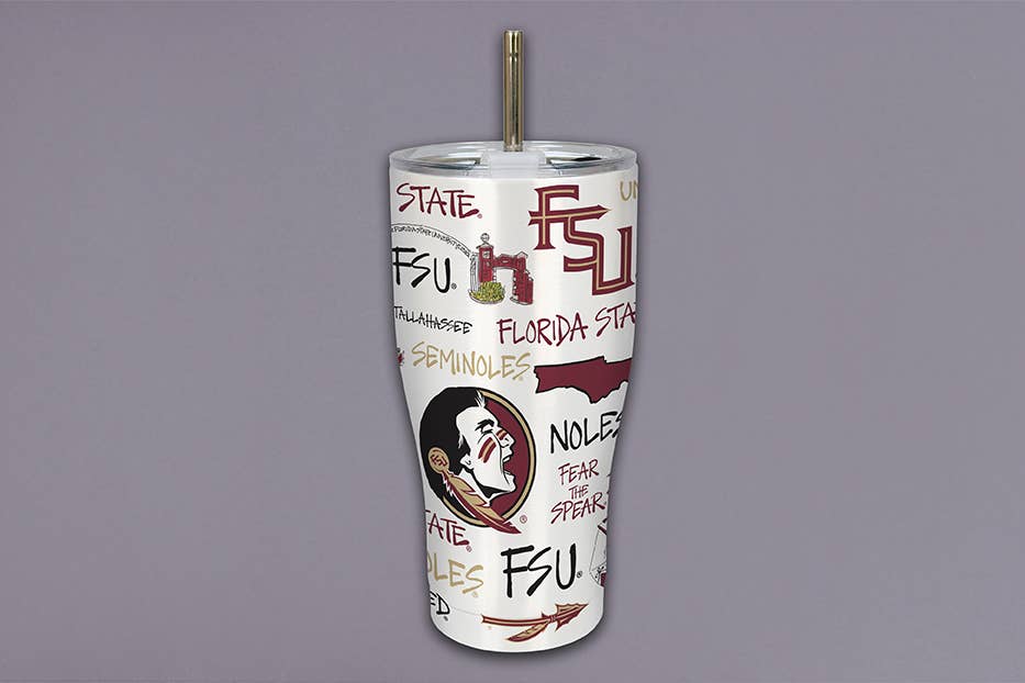 FSU Icon Metal Tumbler