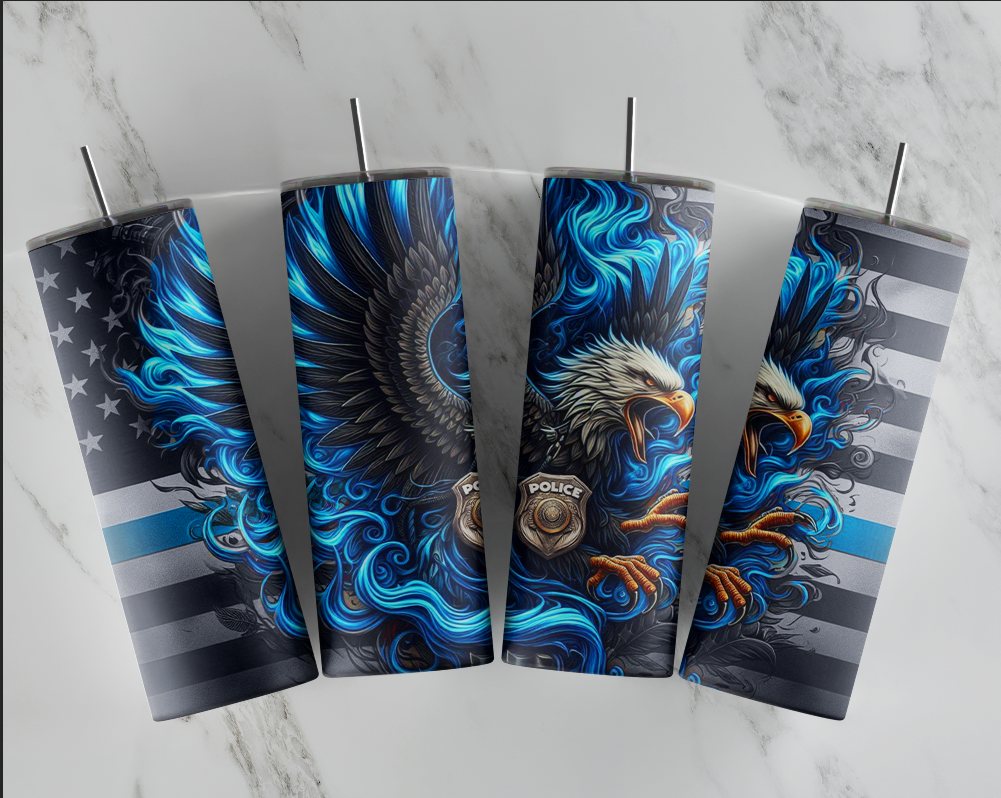 Police Tumbler, Eagle Police Tumbler