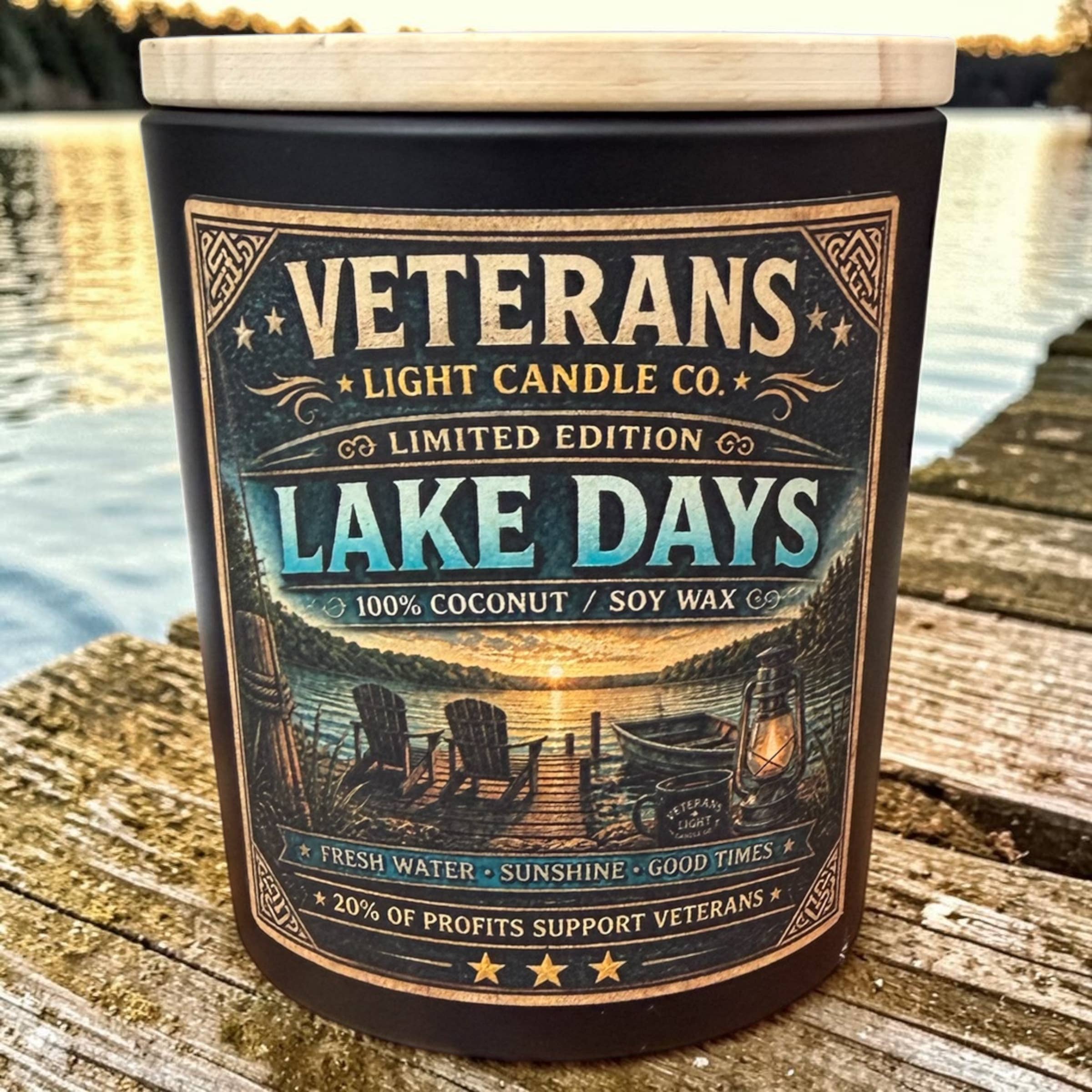 Lake Days–Limited Edition Summer Candle| Fresh, Clean, Relax