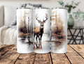 Hunting Tumbler, 20oz Skinny Tumbler, Deer Cup, Dad Gift