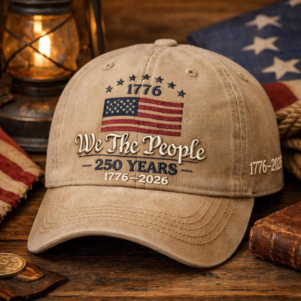 Custom We The People 250 Years Embroidered Hat, American Hat
