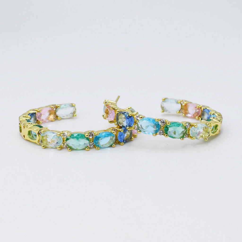 Pastel Dreams Hoop Gold 