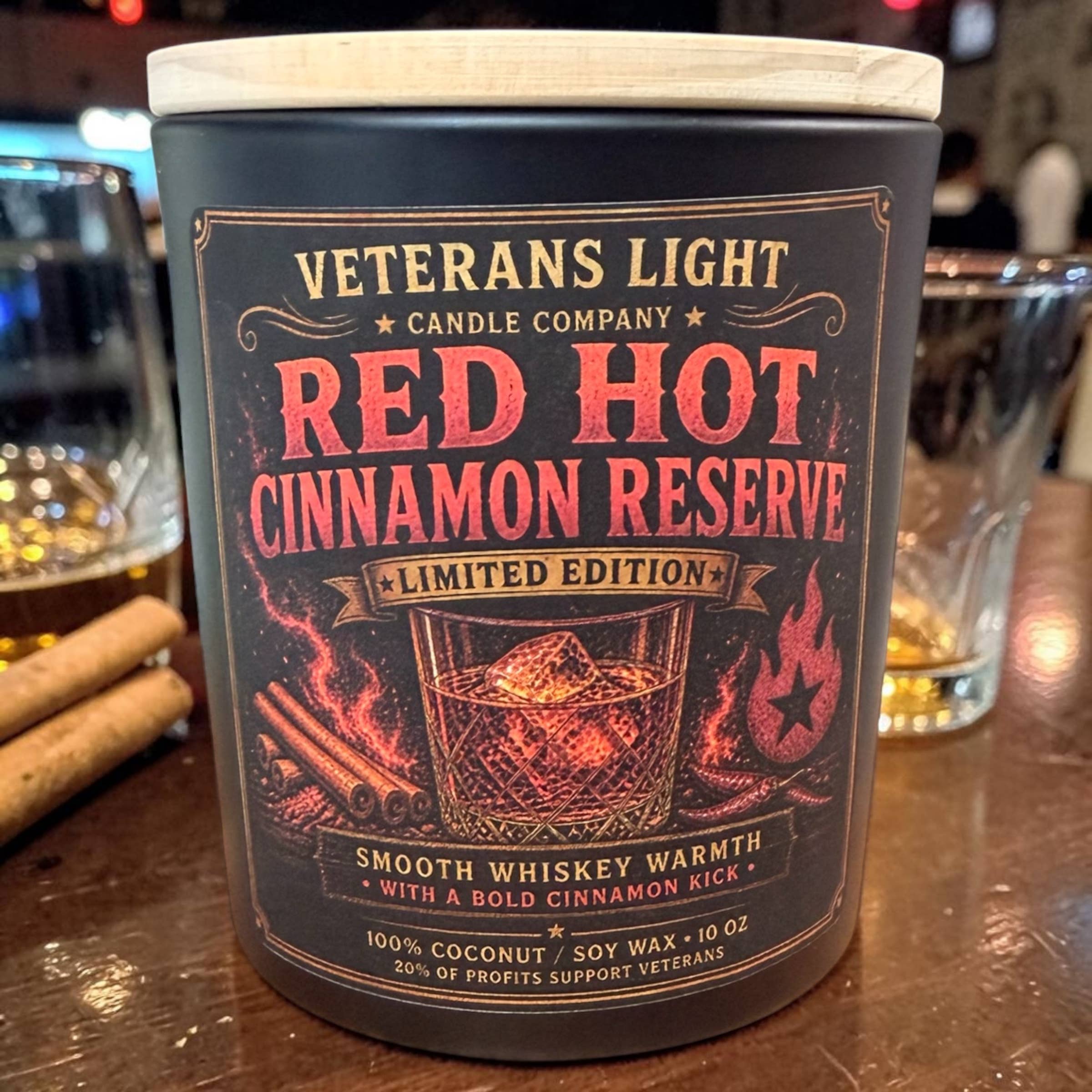 Red Hot Cinnamon Reserve Candle – Whiskey & Spice