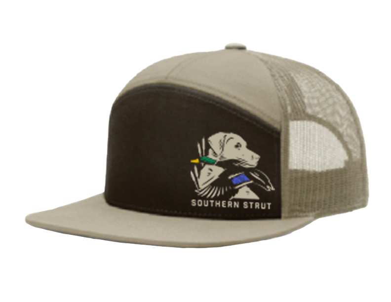 Dog With Game Full Panel Trucker Hat