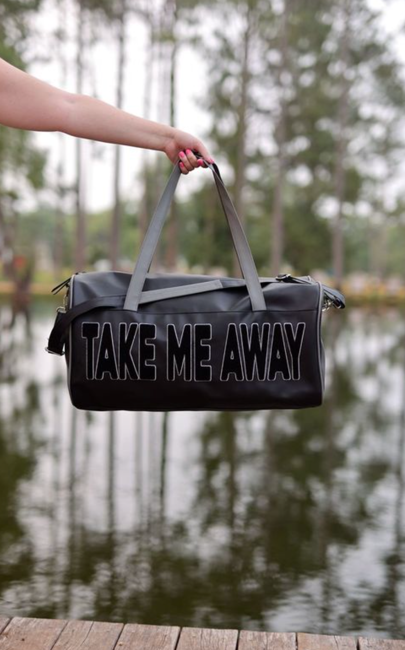 Duffle Bag – Take Me Away – Black/Grey